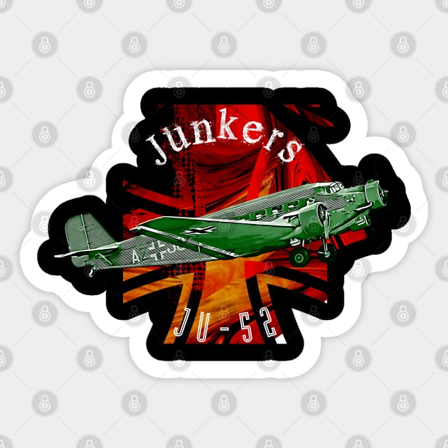 Junkers Ju-25 Sticker by aeroloversclothing